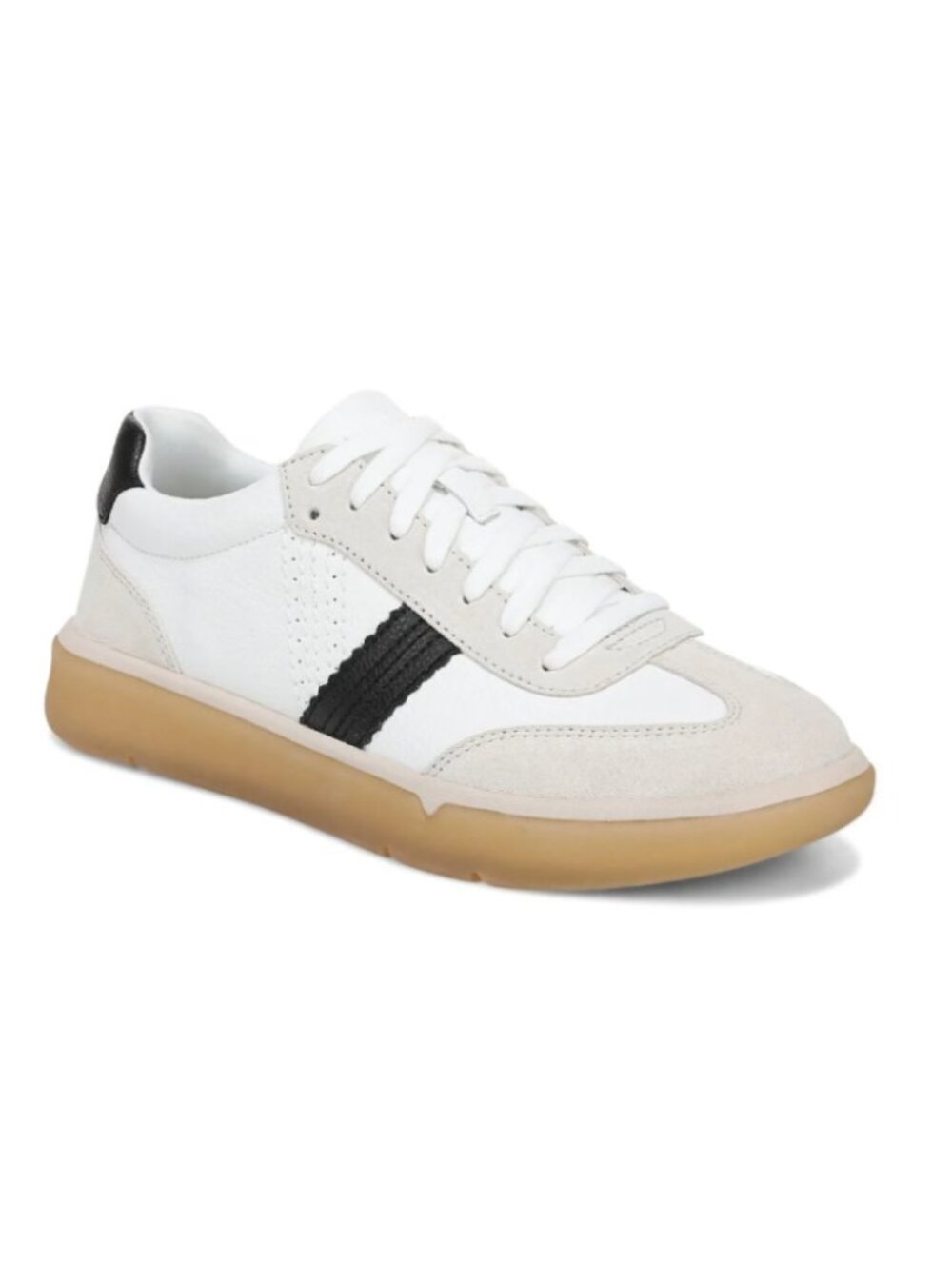 Vionic Women’s City Walk Sneaker – White/Black Leather